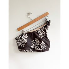 Load image into Gallery viewer, Albion Fern Pattern High Waisted Low Cut Leg Bikini Bottoms Brown M

