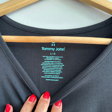 Load image into Gallery viewer, Tommy John Second Skin Cinched Sleeveless Blouson Dress Black L NWT
