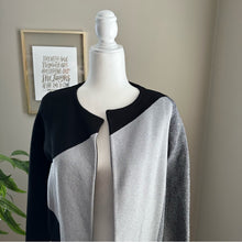 Load image into Gallery viewer, Ann Taylor Colorblock Open Sweater Coat Jacket
