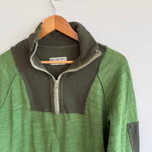 Load image into Gallery viewer, We The Free Frankie Funnel Quarter Zip Pullover Long Sleeve Sweater Green S
