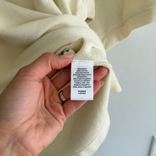 Load image into Gallery viewer, Treasure &amp; Bond Pleated Puff Sleeve Cotton Blend Blouse Cream XXS NWT
