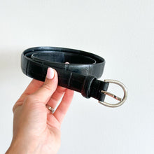Load image into Gallery viewer, Brooks Brothers 346 Genuine Leather Belt Black M
