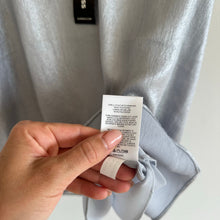 Load image into Gallery viewer, Express Cami Strap V-Neck Tank Silver L NWT
