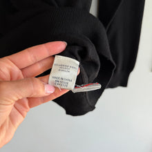 Load image into Gallery viewer, Peter Millar Autumn Crest Wool-Silk Blend 1/4 Zip Long Sleeve Sweater Black XL
