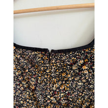 Load image into Gallery viewer, Madewell Embroidered Tiered Floral Casual Midi Dress Brown Black 10 NWT
