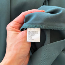 Load image into Gallery viewer, Anthropologie Hailee C Bow-Front Strapless Cut Out Back Cropped Jumpsuit Teal 6
