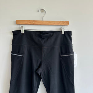 Athleta Relay Tight 2.0 Pull On High Rise Leggings Black L NWT