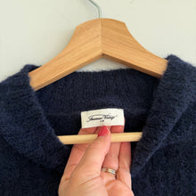 Load image into Gallery viewer, American Vintage Vitow Jumper Pullover Crew Knit Sweater Navy Blue M
