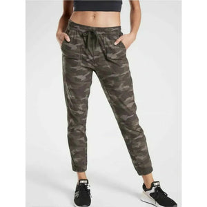 NWT Athleta Farallon Camo Pattern Mid Rise Jogger Green 10