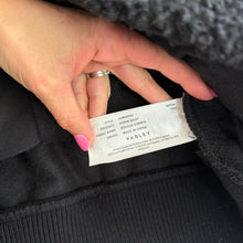 Load image into Gallery viewer, Varley Aspen Gilet Boucle Sherpa Zip Up Vest Black M
