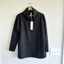Load image into Gallery viewer, Dear Scarlett Jet Set Vienna Cowl Neck Long Sleeve Pullover Black L NWT
