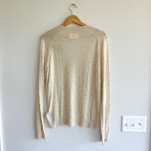 Load image into Gallery viewer, Zadig &amp; Voltaire Elya Strass Embellished Cashmere Pullover Sweater Cream L NWT
