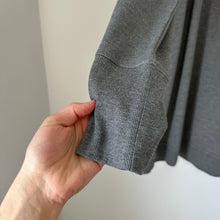 Load image into Gallery viewer, Soft Surroundings Cortese Tunic Cold Shoulder Pullover Gray M

