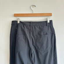 Load image into Gallery viewer, Lululemon City Sleek 5 Pocket High Rise 7/8 Length Wide Leg Pants Black 30
