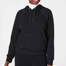 Load image into Gallery viewer, Spanx Air Essentials Pocket Crewneck Hoodie Very Black M NWT

