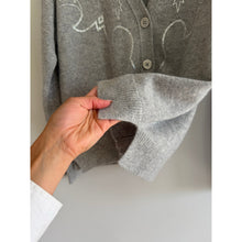 Load image into Gallery viewer, Zadig &amp; Voltaire Cashmere Strass Mirkaz Embellished Knit Button Front Cardigan L
