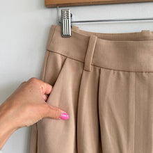 Load image into Gallery viewer, Favorite Daughter The Petite Favorite Pant Pleated Wide Leg Pants Beige 8 NWT
