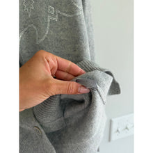 Load image into Gallery viewer, Zadig &amp; Voltaire Cashmere Strass Mirkaz Embellished Knit Button Front Cardigan L
