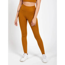 Load image into Gallery viewer, Girlfriend Collective Compressive High Rise 7/8 Activewear Leggings Brown S NWT

