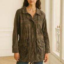 Load image into Gallery viewer, Sanctuary Camo Utility Jacket Green L
