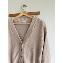 Load image into Gallery viewer, FP BEACH Hailee Knit Button Front Oversized Casual Cardigan Set Brown S
