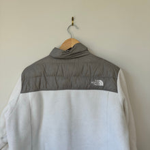 Load image into Gallery viewer, The North Face Denali Fleece Full Zip Polartec Puffer Jacket Gray Ivory XL
