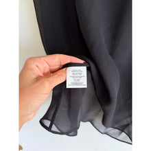 Load image into Gallery viewer, Helmut Lang Ghost Silk Sleeveless Crew Neck Sheer Tank Top Black L
