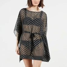 Load image into Gallery viewer, Ted Baker Mamboh Square Cover Up Black L
