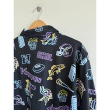 Load image into Gallery viewer, Chubbies The Neon Minnesota Vikings Performance Polo Shirt Black XL NWT
