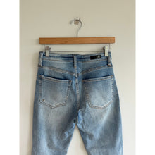 Load image into Gallery viewer, KUT From The Kloth Distressed Denim Button-Fly High Rise Straight Jeans Blue 0
