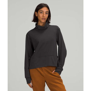 Lululemon Ready To Rulu Pullover Funnel Neck Sweatshirt Black 8 NWT