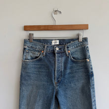 Load image into Gallery viewer, Citizens Of Humanity Jolene High Rise Button-Fly Denim Straight Jeans Blue 27
