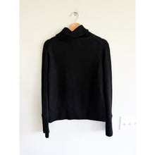 Load image into Gallery viewer, Zadig &amp; Voltaire Boxy RC Bijoux Knit Mock Neck Pullover Sweater Black L NWT
