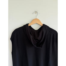 Load image into Gallery viewer, Lafayette 148 New York Crew Neck Sleeveless Hoodie Sweatshirt Black L NWT
