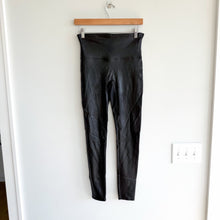 Load image into Gallery viewer, Spanx Faux Leather Pull On High Rise Leggings Black L
