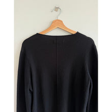 Load image into Gallery viewer, Rag &amp; Bone Wool-Cashmere Blend Henley Neck Pullover Sweater Black L
