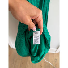 Load image into Gallery viewer, The Drop Tulsi Floral Eyelet Sleeveless Tie Back Dress Ultra Marine Green S NWT
