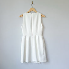 Load image into Gallery viewer, BCBGMAXAZRIA Sleeveless V-Neck Lined Fit &amp; Flare Mini Dress White 6
