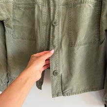 Load image into Gallery viewer, Sanctuary Keystone Collared Button Front Utility Shirt Jacket Green S
