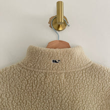 Load image into Gallery viewer, Vineyard Vines Heritage Sherpa 1/2-Zip in Camel XXS
