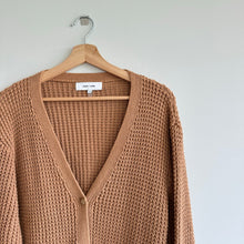 Load image into Gallery viewer, JOHN + JENN Knit Button Front Cardigan Sweater Brown L
