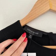 Load image into Gallery viewer, Lafayette 148 Topenga Punto Milano Dress in Black 10
