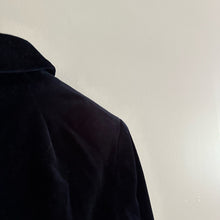 Load image into Gallery viewer, J. Crew Eden Velvet Single-Breasted Lined Blazer Black 8
