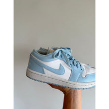Load image into Gallery viewer, Jordan Air Jordan 1 Low Top Calf Leather Sneakers Blue White 6
