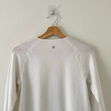 Load image into Gallery viewer, Lululemon Light Speed Long Sleeve Top White 10
