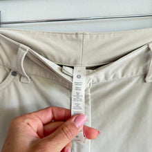 Load image into Gallery viewer, Lululemon City Sleek Utilitech Extra Wide Leg Pants Bone 32
