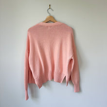 Load image into Gallery viewer, A New Day Button-Front Long Sleeve Knit Cardigan Sweater Pink S
