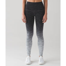 Load image into Gallery viewer, Lululemon Wunder Under Hi-Rise Tight *Ombre Melange 31" Leggings Black White 10
