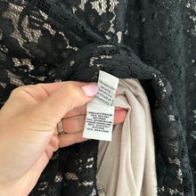 Load image into Gallery viewer, Diane Von Furtenberg Colleen 3/4 Sleeve Lace Mini Dress Black 4

