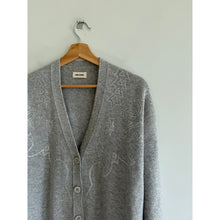 Load image into Gallery viewer, Zadig &amp; Voltaire Cashmere Strass Mirkaz Embellished Knit Button Front Cardigan L
